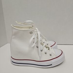 Converse White High-Top Sneakers